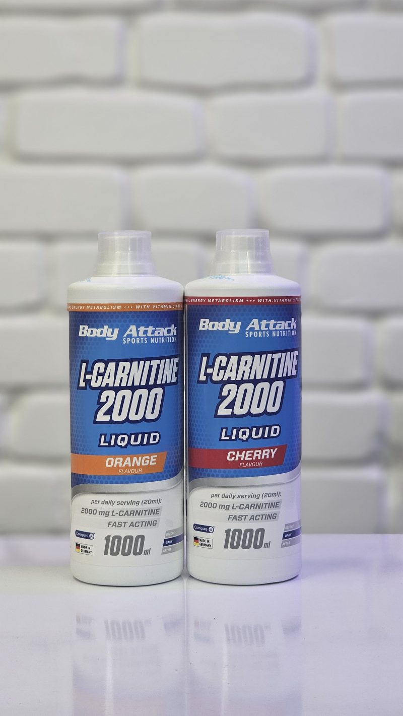 ال کارنیتین 2000 مایع بادی اتک یک لیتری BODY ATTACK L-CARNITINE LIQUID 2000