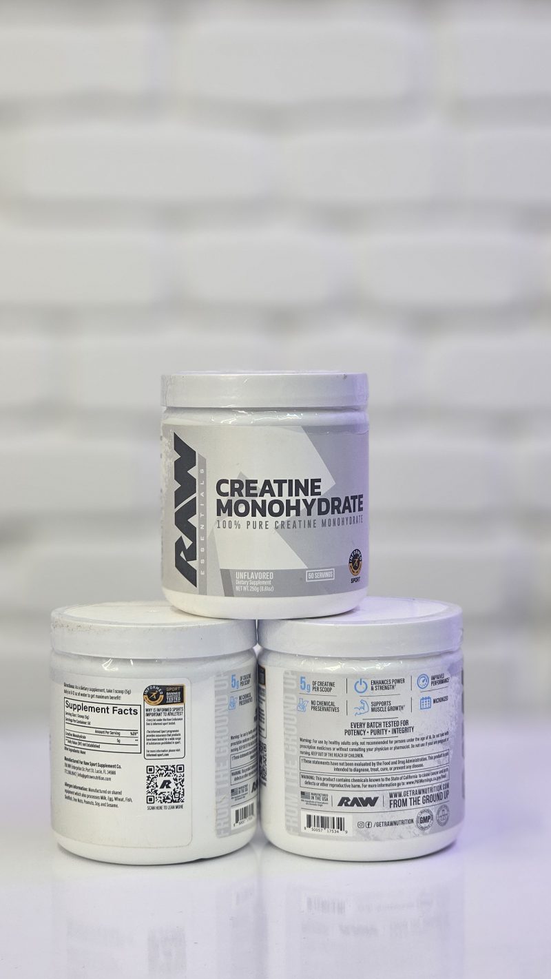 کراتین مونوهیدرات راو ناتریشن | RAW NUTRITION CREATINE MONOHYDRATE