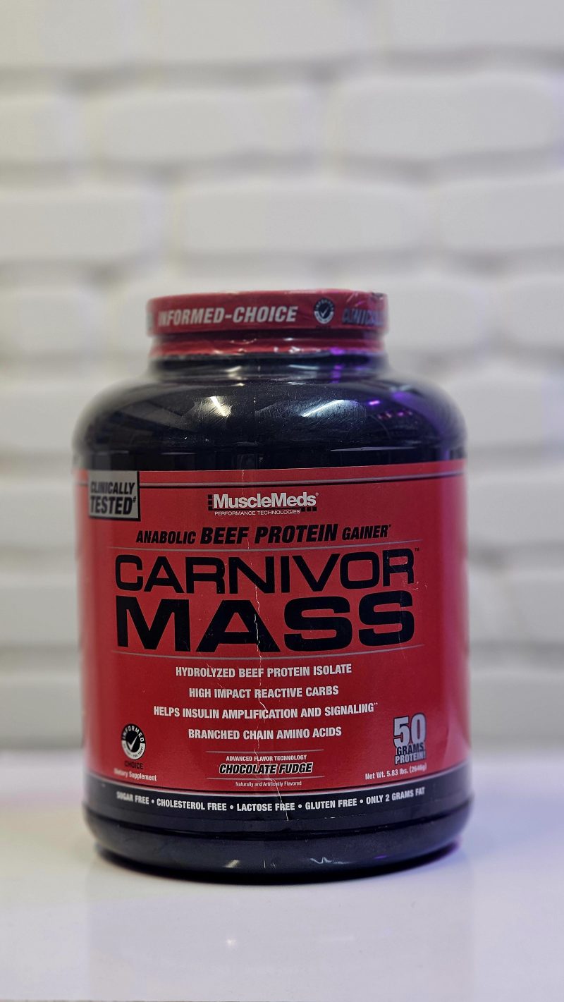 مس گینر بیف کارنیور ماسل مدز | MuscleMeds Carnivor Mass 6lbs