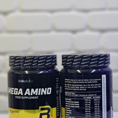 قرص مگا آمینو بایوتک 500 عدد BioTechUSA Mega Amino